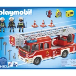 Playmobil Playmobil|9463 - Camion Pompiers Echelle Pivotante City Action