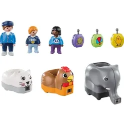 Playmobil Playmobil|70405 - 1.2.3 - Train Des Animaux