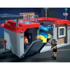 Playmobil Playmobil|71193 - City Action - Caserne De Pompiers Transportable