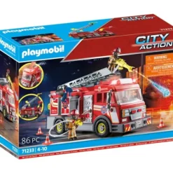 Playmobil Playmobil|71233 - City Action - Camion De Pompiers Avec Grande Echelle