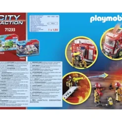 Playmobil Playmobil|71233 - City Action - Camion De Pompiers Avec Grande Echelle