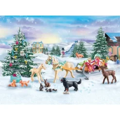 Playmobil 71345 - La Magie De Noel - Calendrier De L'avent Equestre- Calendriers De L'avent