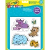 Crayola 120 Gommettes Geantes Animaux- Découpage, Collage, Pliage
