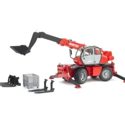 Bruder Véhicules De Chantier Et Tracteurs|Accessoire Fourche Pour Manitou