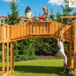 Fungoo Aire De Jeux En Bois - Maxi Sized Plaza- Aires De Jeux