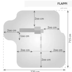 Fungoo Aire De Jeux Flappi Avec Balancoire Double- Aires De Jeux