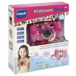 VTech Appareil Photo Kidizoom Duo 5.0 Rose- Appareils Photo Et Camera