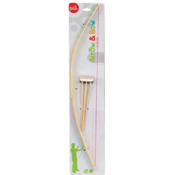 SUN and SPORT Arc En Bois Avec Fleches Ventouse- Nerf Et Jeux De Tirs