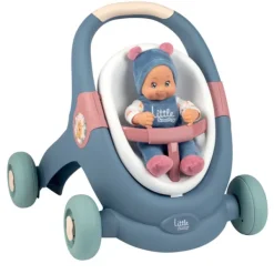 Smoby Baby Walker 3 En 1 + Poupon- Activités D'éveil