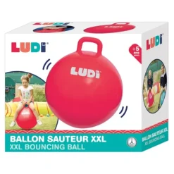 Ludi Ballon Sauteur Xxl Rouge- Ballons Sauteurs