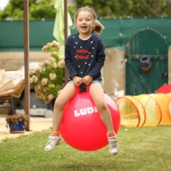 Ludi Ballon Sauteur Xxl Rouge- Ballons Sauteurs