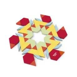 WOOD N PLAY Baril De 250 Planchettes De Bois Formes Geometriques- Planchettes Et Construction En Bois