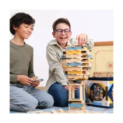 Kapla Baril 120 Planchettes Bleu/Jaune/Vert- Planchettes Et Construction En Bois