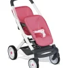 Smoby Poussettes Poupons|Bebe Confort - Poussette Jumeaux - 2 Positions + Roues Silencieuses