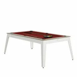Rene Pierre Billards|Billard Steel Oslo Blanc Avec Plateau