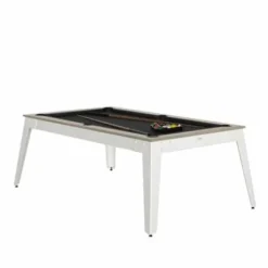 Rene Pierre Billards|Billard Steel Oslo Blanc Avec Plateau