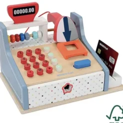 WOOD N PLAY Faire Comme Les Grands|Caisse Enregistreuse En Bois