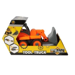 Brikkolo Camion De Chantier A Construire- Planchettes Et Construction En Bois