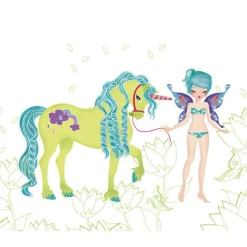 Janod Carnet Defiles De Mode Fees Et Licornes- Découpage, Collage, Pliage