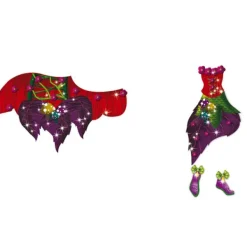 Janod Carnet Defiles De Mode Fees Et Licornes- Découpage, Collage, Pliage