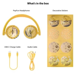 1nfinitx Casque Buddyphones Jaune- Enceintes Bluetooth Et Casques Audio