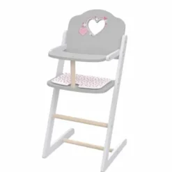LOVE BEBE Accessoires Poupons|Chaise Haute Poupon En Bois 60 Cm