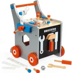 Janod Bricolage|Chariot Magnetique Brico'Kids (Bois)
