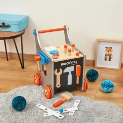 Janod Bricolage|Chariot Magnetique Brico'Kids (Bois)