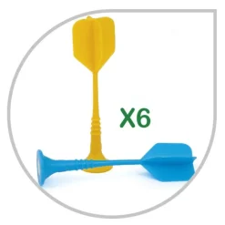 SUN and SPORT Cible Flechettes Magnetique- Nerf Et Jeux De Tirs