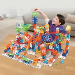 VTech Circuit A Billes Electronique Marble Rush - Rocket Set Electronic M100E- Constructions Magnétiques, Billes
