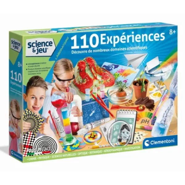 Clementoni Jeux Scientifiques|Coffret 110 Experiences