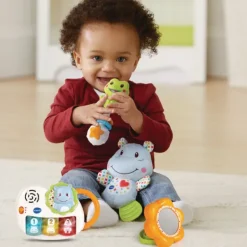 VTech Coffret Naissance - Eveil Des Sens Bleu- Coffret Cadeaux, Naissance