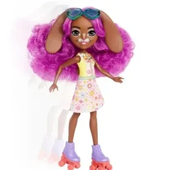 Mattel Mini Poupées|Coffret Poupées Skateuses En Ville - Enchantimals