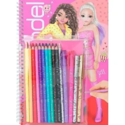 Top Model Coloriage Avec Crayons- Dessin Et Peinture