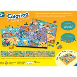 Ravensburger Colorino - Ma Premiere Mosaique- Mosaïque, Sable Et Paillettes