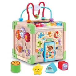 VTech Cube Interactif Multi-Activités- Jouets À Emboîter, À Empiler