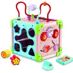 VTech Cube Interactif Multi-Activités- Jouets À Emboîter, À Empiler
