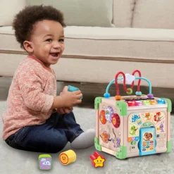 VTech Cube Interactif Multi-Activités- Jouets À Emboîter, À Empiler