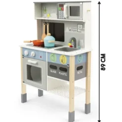 WOOD N PLAY Cuisine Et Dinette|Cuisine En Bois Interactive Eco Kitchen