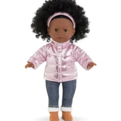 Corolle Accessoires Poupées|Doudoune Rose Pour Poupee Ma 36 Cm