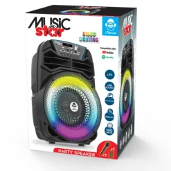 Music Star Enceinte Bluetooth Groove Mk3- Enceintes Bluetooth Et Casques Audio