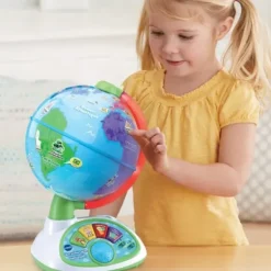 VTech Découvrir Le Monde|Globe Interactif Et Lumineux - Lumi Touch