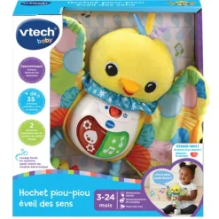 VTech Hochet Piou Piou Eveil Des Sens- Hochets, Anneaux De Dentition