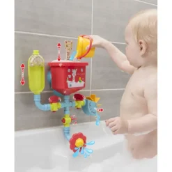 Vulli Jeu De Bain Tuyaux Folie Avec Hochet Maracas- Jouets Pour Le Bain