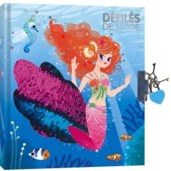 Janod Journal Intime Defiles De Mode Sirene- Bagages Et Papeterie