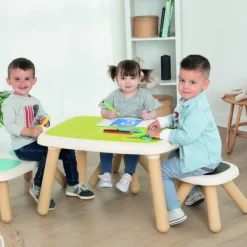 Smoby Kid Chaise Interieure / Exterieure - Bleue- Tables Et Chaises De Jardin