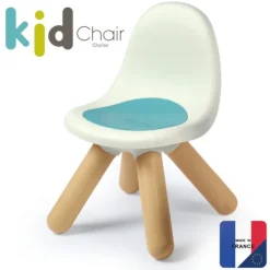 Smoby Kid Chaise Interieure / Exterieure - Bleue- Tables Et Chaises De Jardin