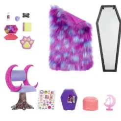 Mattel Accessoires Poupées|La Chambre De Clawdeen Wolf - Monster High