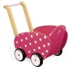 Janod Poussettes Poupons|Landau Framboisine En Bois