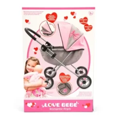 LOVE BEBE Poussettes Poupons|Landau Romantique Pour Poupon
